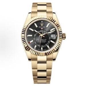 Rolex Sky-Driving Automatic Mechanical Movement Dual Time Zone 42mm Black Dial 336938-0002