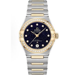 OMEGA Constellation Automatic Mechanical Movement Master Chronometer Black Dial Women’s Watch 29mm Blue Dial 131.25.29.20.53.001