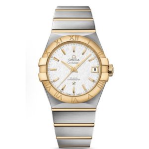 Omega Constellation Series Constellation Watch Automatic Mechanical Movement Waterproof Watch Women’s Watch Swiss Watch 35mm Mother-of-pearl Dial Stainless Steel Case Rubber Strap 121.17.35.50.05.001