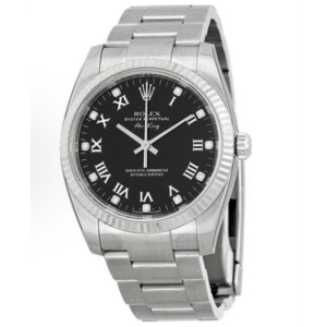 Rolex Air-King Black Dial White Roman 34mm Scratch-resistant Sapphire Mirror 114234-70190CR