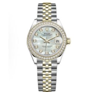 Rolex Ladies Datejust series automatic mechanical movement 100 meters waterproof ladies watch Swiss watch 28mm mother-of-pearl dial m279383rbr-0019 series automatic mechanical movement 100 meters waterproof ladies watch Swiss watch 28mm mother-of-pearl dial m279383rbr-0019