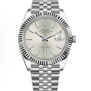 Rolex Datejust Series Automatic Mechanical Movement 100m Waterproof Men’s Watch Swiss Watch 41mm Silver Dial M126334-0004