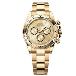 Rolex Cosmograph Daytona Series Automatic Mechanical Movement Men’s Watch 40mm Gold Dial M126508-0005