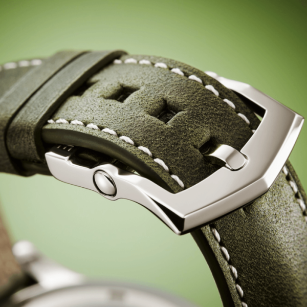 Patek Philippe Complications Calatrava Pilot Travel Time Khaki Green Dial Automatic Watch - Image 3