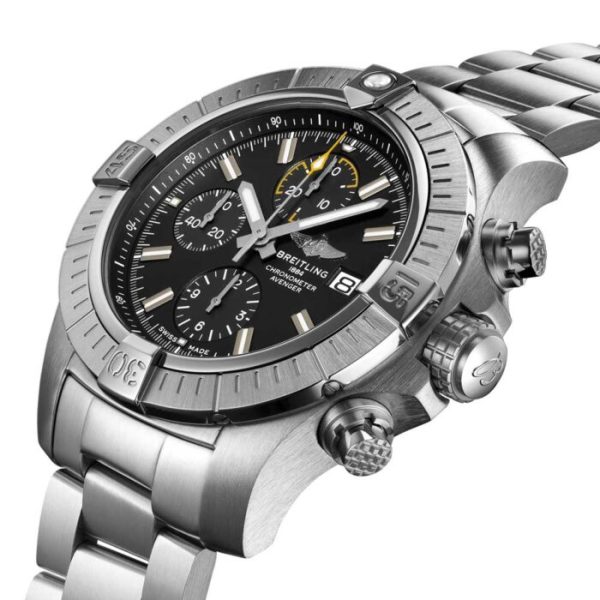 Breitling Avenger Chronograph 45mm Black Dial Automatic Gents Watch A13317101B1A1 - Image 3
