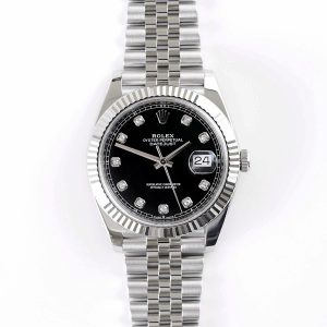 Rolex Datejust Series Automatic Mechanical Movement 41mm Black Dial Scratch-resistant Sapphire Mirror 126334-0012