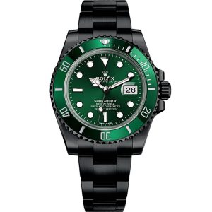 Rolex Submariner Date Black PVD ​​DLC Coated 904L Steel Watch 116610