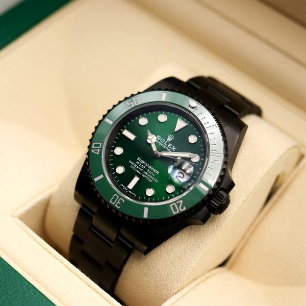 Rolex Submariner Date Black PVD ​​DLC Coated 904L Steel Watch 116610 - Image 3