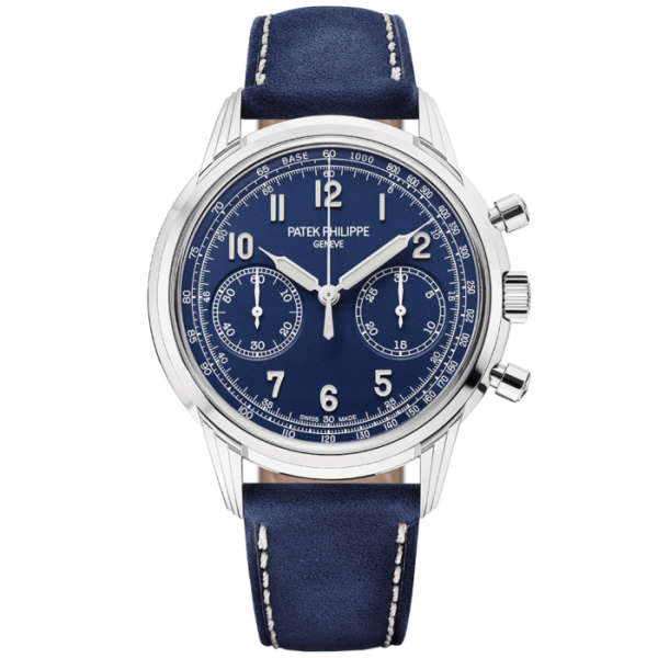 Patek Philippe Complications 41mm Blue Dial Manual Wind Chronograph Watch