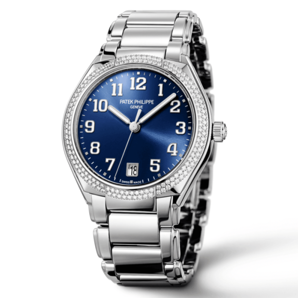Patek Philippe Twenty 4 36mm Blue Sunburst Dial & Diamond Bezel Ladies Watch - Image 4