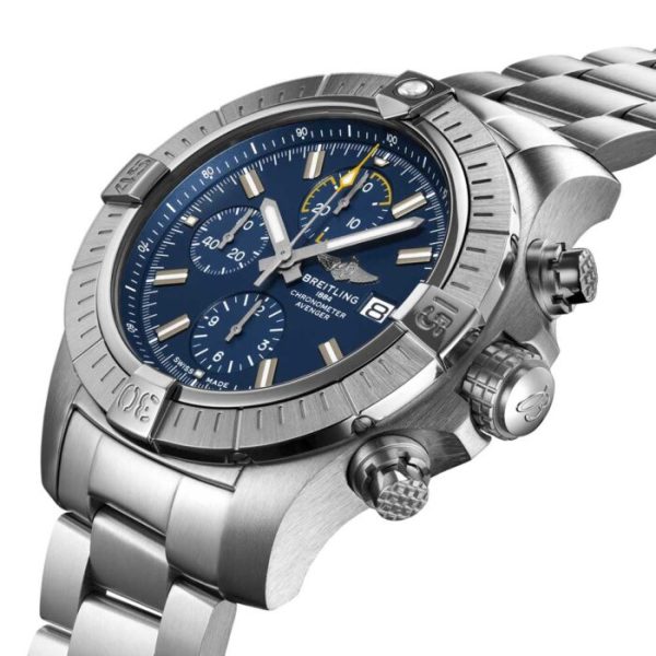 Breitling Avenger Chronograph 45mm Blue Dial Automatic Gents Watch A13317101C1A1 - Image 3