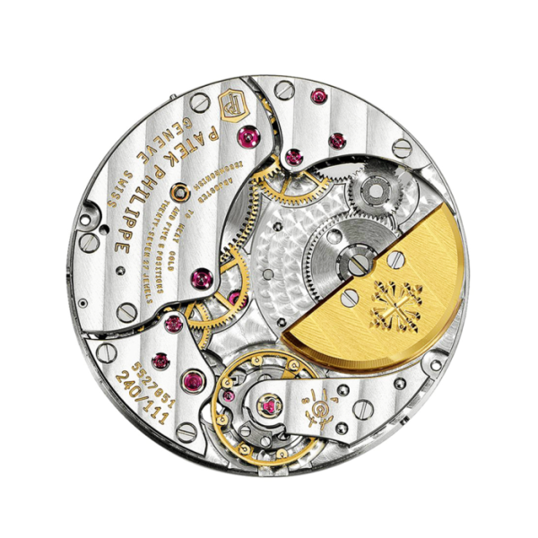 Patek Philippe Calatrava 18ct Rose Gold Double Row Diamond Bezel Automatic Ladies Strap Watch - Image 4