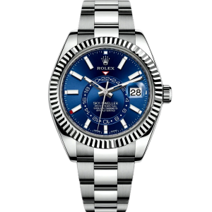 Rolex Sky-Driving Automatic Mechanical Movement Dual Time Zone 42mm Blue Dial 336934-0005