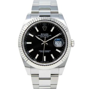 Rolex Datejust Series Automatic Mechanical Movement 41mm Black Dial 126334-0017