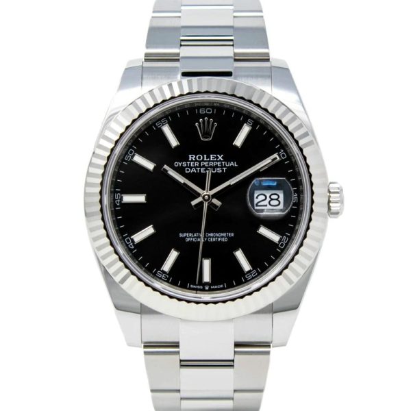 Rolex Datejust Series Automatic Mechanical Movement 41mm Black Dial 126334-0017