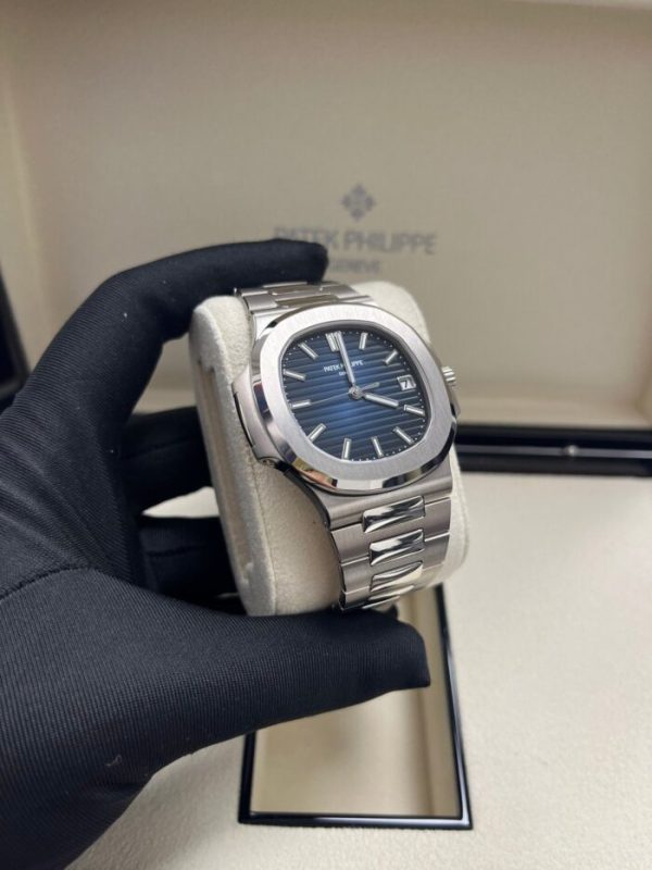 Patek Philippe Nautilus Blue Dial White Gold 58111G 001 - Image 4