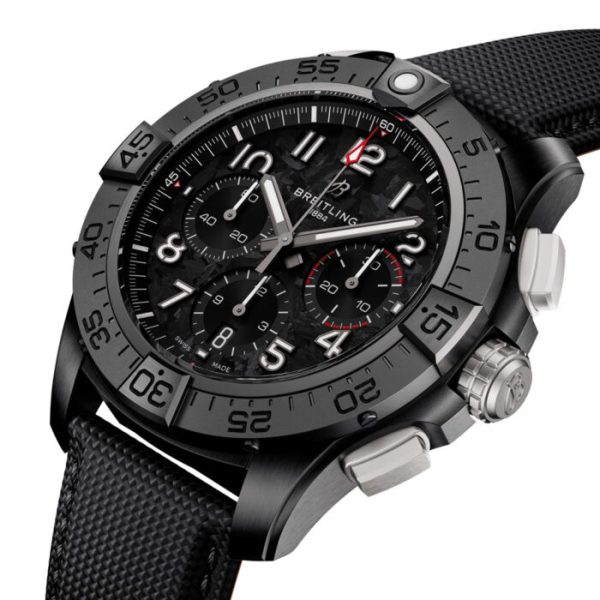 Breitling Avenger B01 Chronograph 44mm Night Mission Black Dial Ceramic Automatic Gents Watch SB0147101B1X1 - Image 3