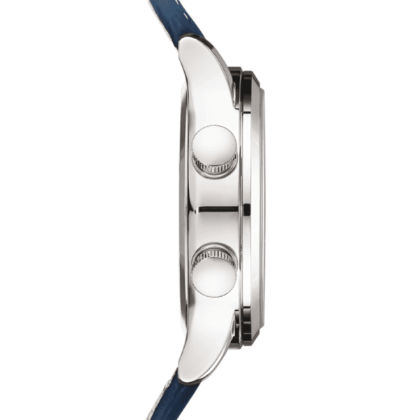 Patek Philippe Calatrava Pilot Travel Time 38mm 18ct White Gold Leather Strap Watch - Image 3