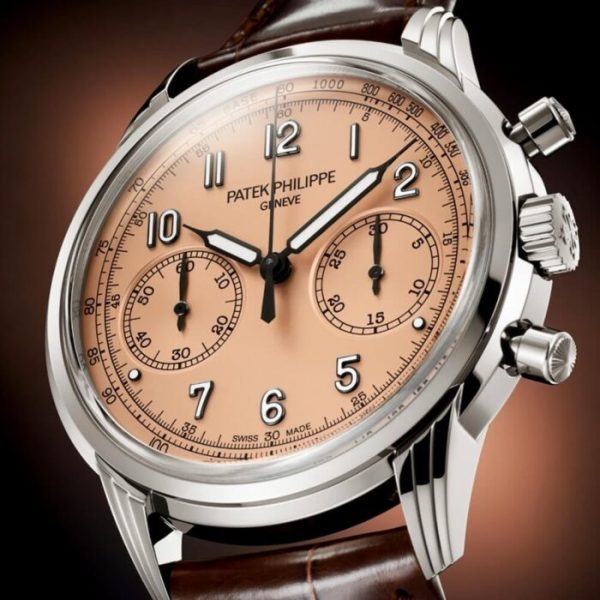 Patek Philippe Complications 41mm Rose Gilt Dial Manual Wind Chronograph Watch - Image 3