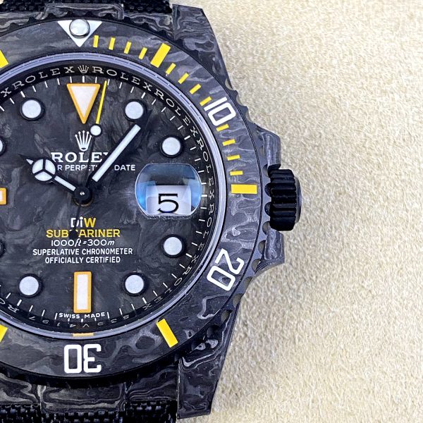 Rolex Submariner Carbon Black Watch - Image 5
