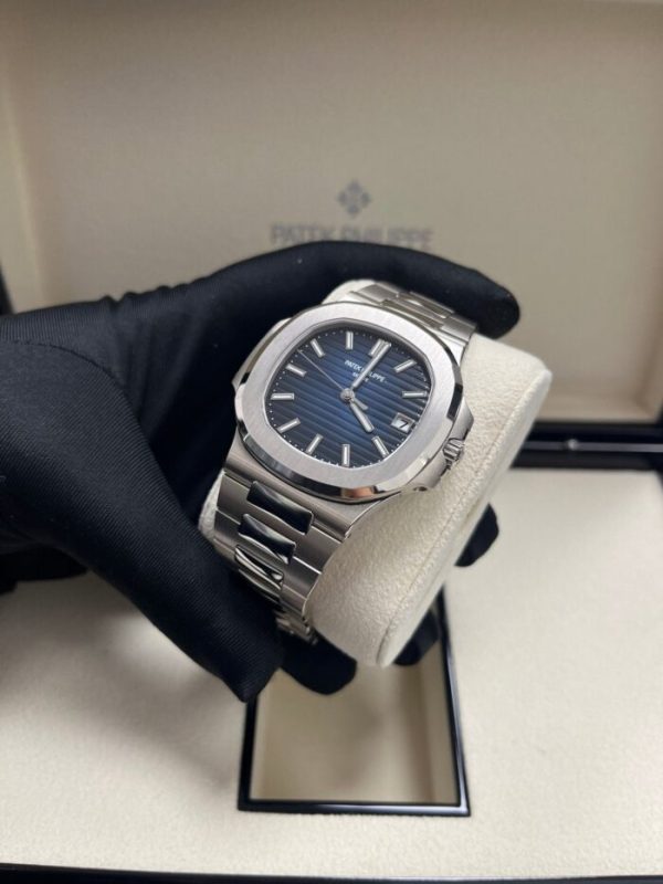 Patek Philippe Nautilus Blue Dial White Gold 58111G 001 - Image 5