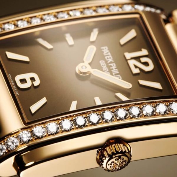 Patek Philippe Twenty 4 18ct Rose Gold & Chocolate Brown Dial Ladies Bracelet Watch - Image 4