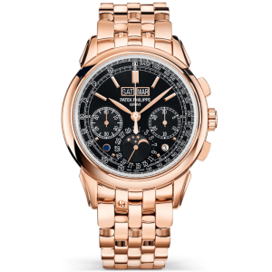 Patek Philippe Grand Complications 18ct Rose Gold 41mm Black Dial Chronograph Watch