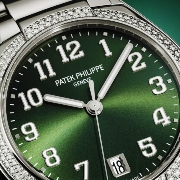 Patek Philippe Twenty 4 36mm Olive Green Sunburst Dial & Diamond Bezel Ladies Watch - Image 3