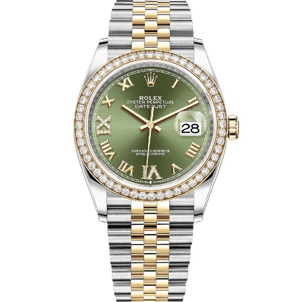 Rolex Datejust Series Automatic Mechanical Movement 36mm Green Dial 126283RBR-0011 - Image 9
