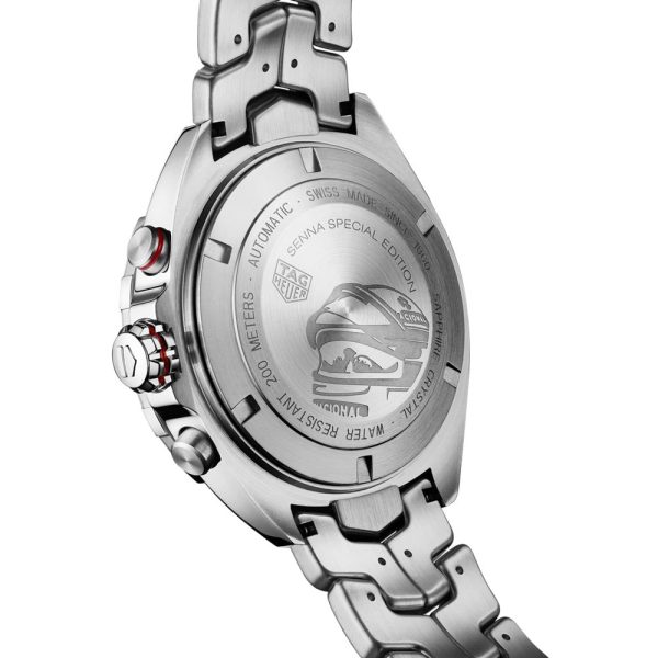 TAG Heuer Formula 1 SENNA Special Edition 44mm Grey Dial Automatic Gents Watch CAZ201D BA0633 - Image 3