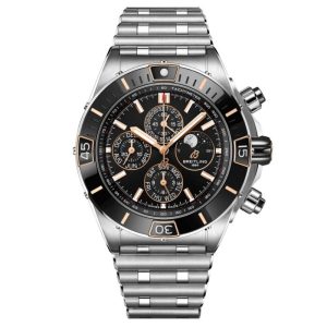 Breitling Super Chronomat 4 Years Calendar Moon Phase 44mm Black Dial Automatic Gents Watch I19320251B1A1
