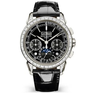 Patek Philippe Grand Complications 41mm Black Dial Perpetual Calendar Chronograph Watch