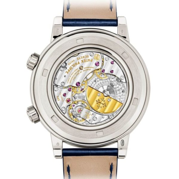Patek Philippe Nautilus Automatic Rose Gold Baguette Cognac Bezel 71181300R 001 - Image 3