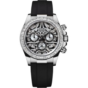Rolex Cosmograph Daytona Series Black Steel Daytona Panda Daytona Automatic Mechanical Movement Men’s Watch 40mm Black Dial 116500LN-0002