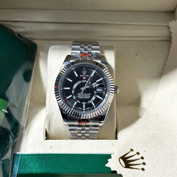 Rolex Sky-Driving Series Automatic Mechanical Movement 100m Waterproof Men’s Watch Swiss Watch 42mm Black Dial m326934-0006 - Image 7