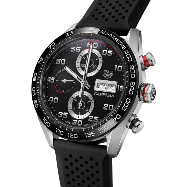 TAG Heuer Carrera 44mm Black Dial Automatic Chronograph Gents Watch CBN2A1AA FT6228 - Image 2