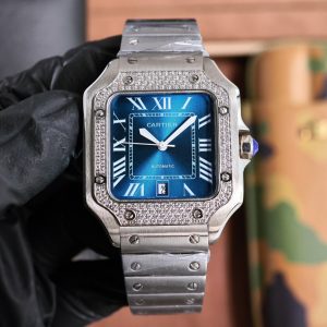 Cartier Watch iced bezel