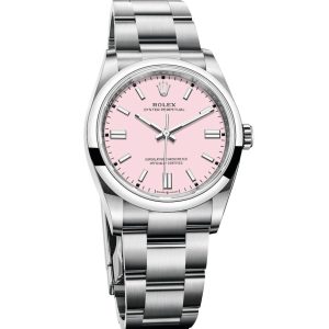 Rolex Oyster Perpetual Automatic Mechanical Movement 36mm Pink Dial 126000-0008