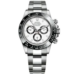 Rolex Cosmograph Daytona Automatic mechanical movement White Panda White dial 40mm diameter M116500LN-0001