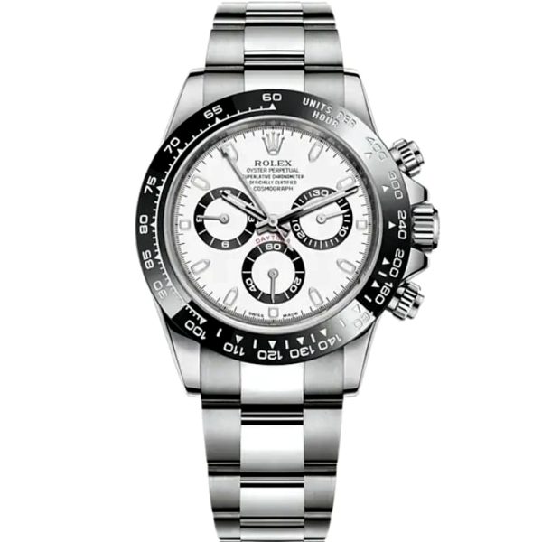 Rolex Cosmograph Daytona Automatic mechanical movement White Panda White dial 40mm diameter M116500LN-0001