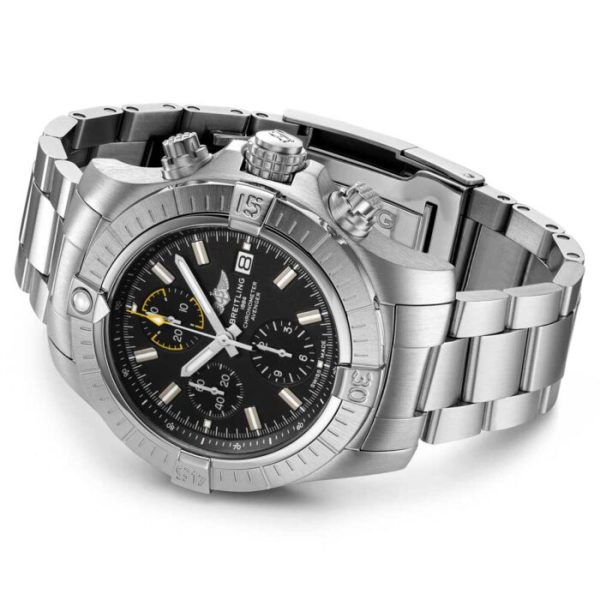 Breitling Avenger Chronograph 45mm Black Dial Automatic Gents Watch A13317101B1A1 - Image 4