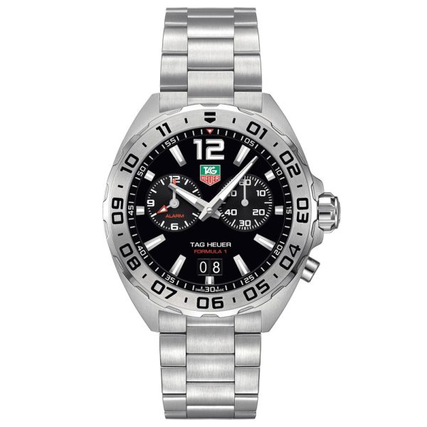 TAG Heuer Formula 1 Alarm 41mm Black Dial Quartz Gents Watch WAZ111A BA0875