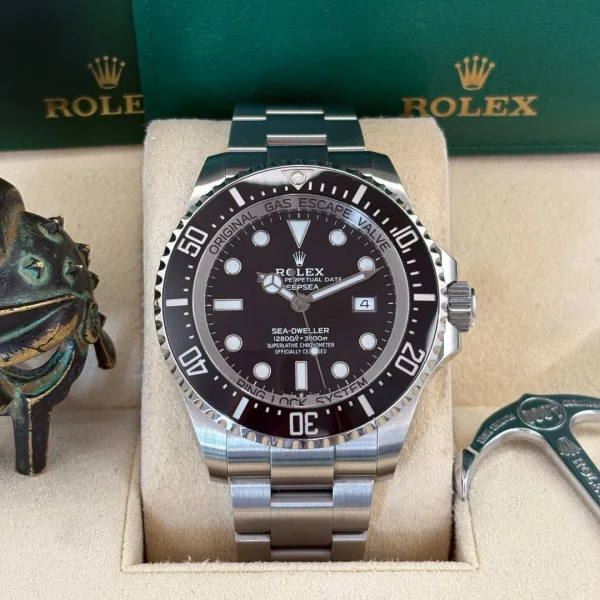 Rolex Deepsea Black Ghost King Automatic Mechanical Movement 3900m Waterproof Date Display Men’s Watch Swiss Watch 44mm Black Dial m126660-0001 - Image 2