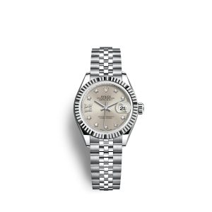 Rolex Ladies Datejust Series Automatic Mechanical Movement Women’s Watch Swiss Watch 28mm Silver Dial M279174-0021