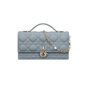 Dior/Women's Mini Cloud Blue Sheepskin Shoulder Bag S0980ONMJ_M81B