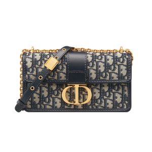 Dior East West Collection Women's Blue Jacquard Canvas Shoulder Bag M9334UTZQ_M928