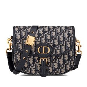 DIOR/Blue Floral Canvas Rolling Edge Shoulder Bag M9319UTZQ_M928