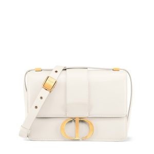 DIOR/Classic MONTAIGNE Series Women's Milk White Shoulder Bag M9203UMOS_M941