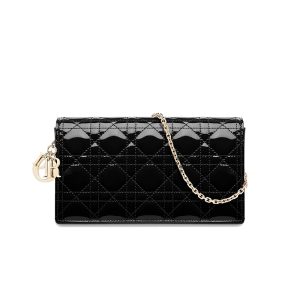 DIOR/Women's calf leather chain handbag shoulder bag S0204OVRB_M900