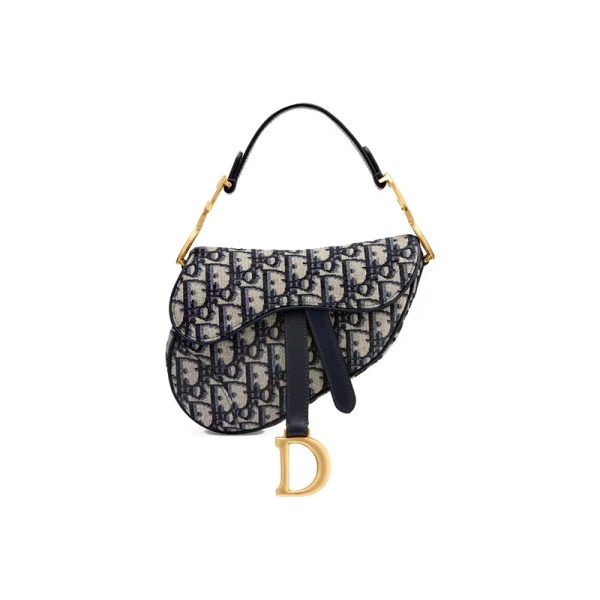 DIOR women's printed saddle bag SADDLE pocket handbag